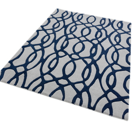 Matrix Rugs MAX36 Wire Blue