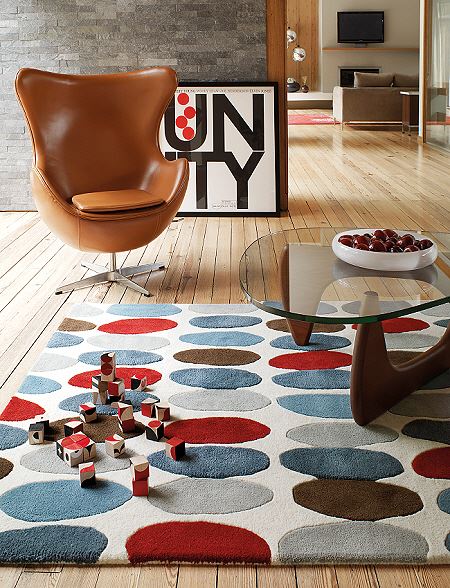 Matrix Rugs MAX33 Sofia Red Teal