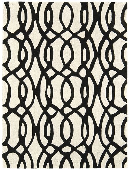 Matrix Rugs MAX35 Wire White Black