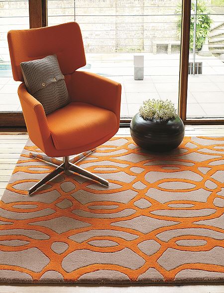 Matrix Rugs MAX37 Wire Orange