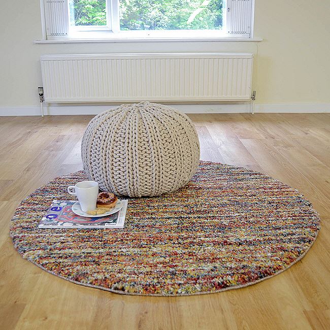 Mehari Round Rug 2959 Multicolour