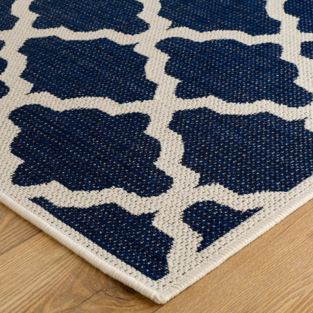 Flatweave Moda Trellis Blue