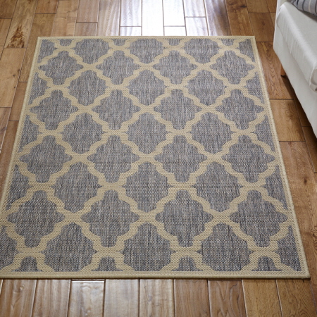 Flatweave Moda Trellis Grey