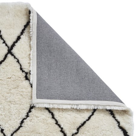 Morocco Rug 2491 Ivory Black