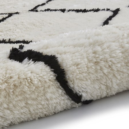 Morocco Rug 3742 Ivory Black