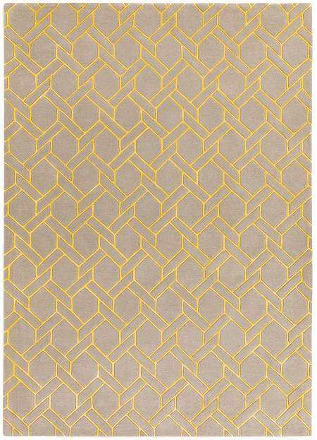 Nexus Rug Silver Yellow FL02