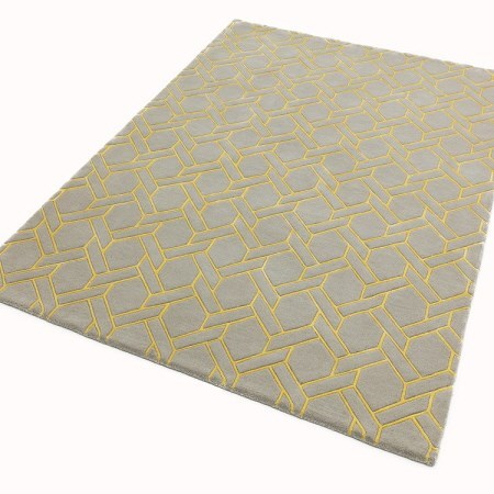 Nexus Rug Silver Yellow FL02