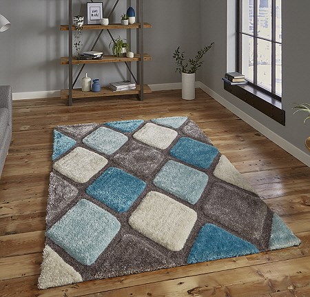 Noble House Rug NH9247 Grey Blue