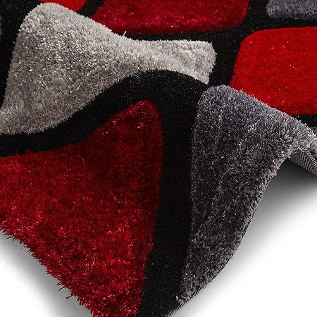 Noble House Rug NH9247 Grey Red