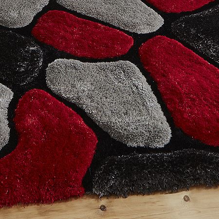 Noble House Rugs Grey Red 5858