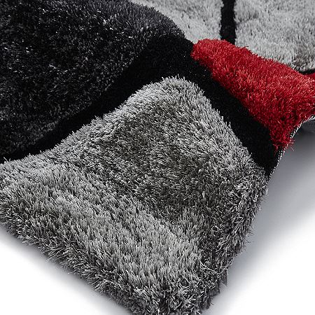 Noble House Rugs Grey Red 5858