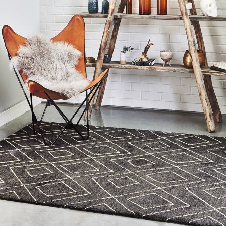 Nomad Rug Dark Grey 