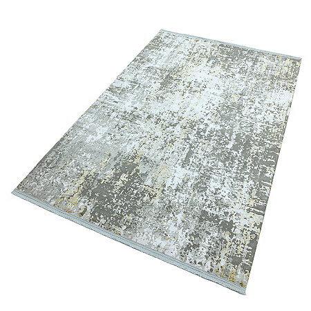 Olympia Rug OL06 Grey Gold Abstract