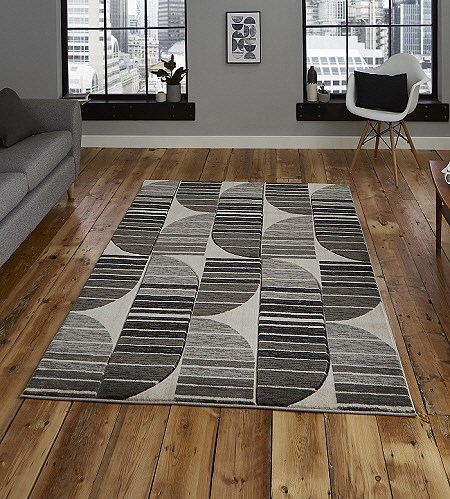 Pembroke Rugs HB33 Grey Rose