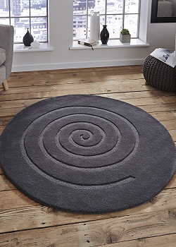 Plain Round Rugs