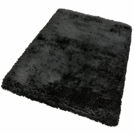 Plush Rugs Black