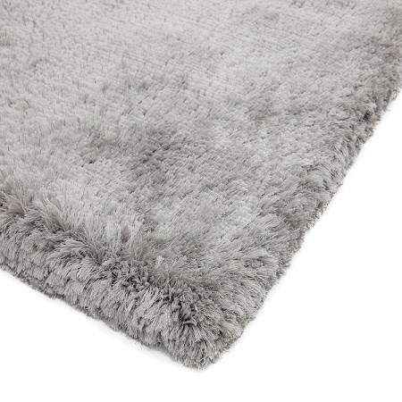 Plush Rugs Silver