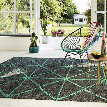 Prism Green Rug 