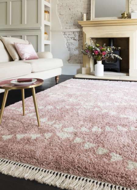 Rocco Rug RC01 Pink