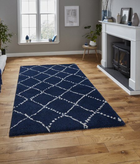 Royal Nomadic 5413 Rugs Navy Cream