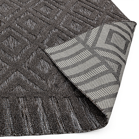 Salta Rug SA02 Charcoal Diamond