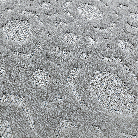 Salta Rug SA03 Silver Geometric