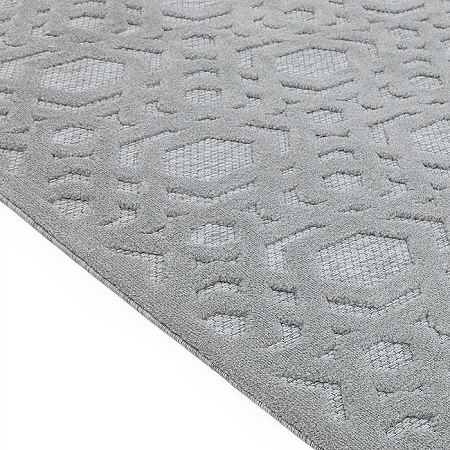 Salta Rug SA03 Silver Geometric