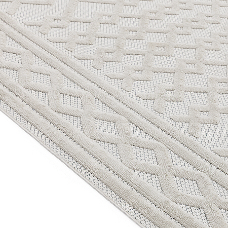 Salta Rug SA05 White Links