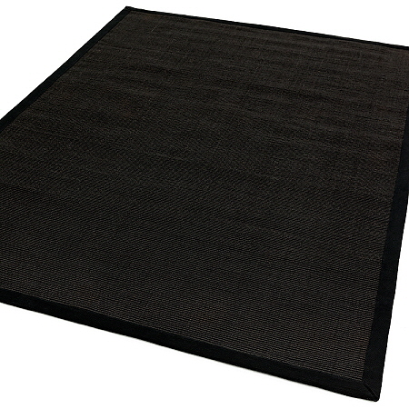 Sisal Rugs Black/Black Border