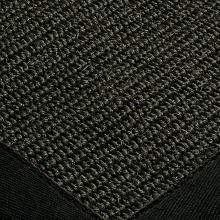 Sisal Rugs Black/Black Border