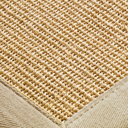 Sisal Runners Natural/Beige Border