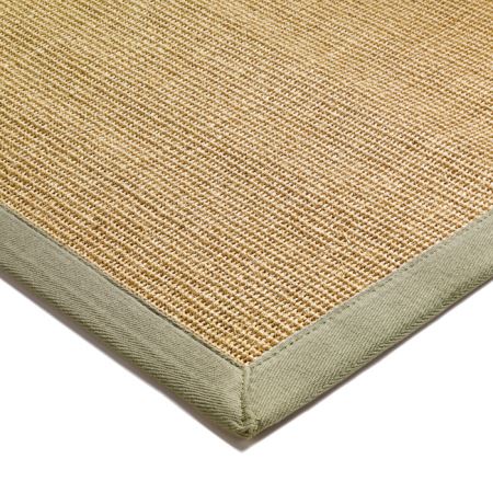 Sisal Rugs Natural/Green Border