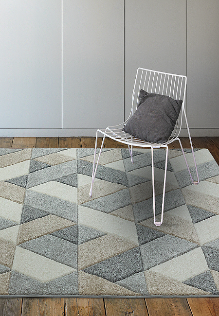 Sketch Rug SK01 Rhombus Grey