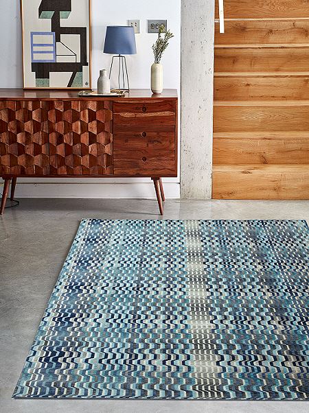 Skye Rug SK03 Wave Blue