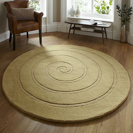 Spiral Rug Gold