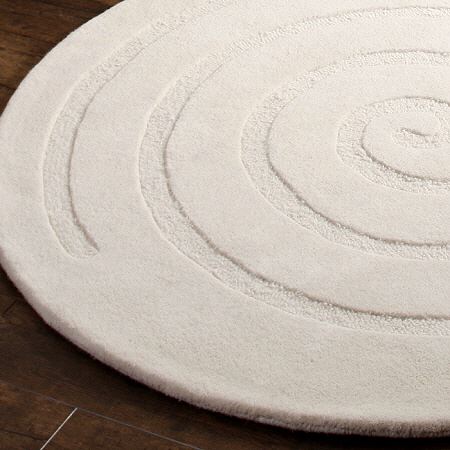 Spiral Rug Ivory