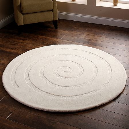 Spiral Rug Ivory