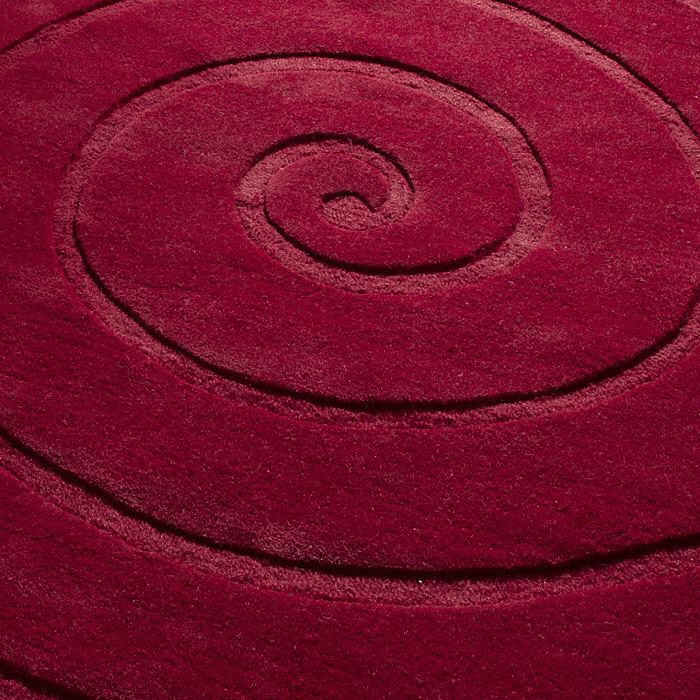 Spiral Round Rugs Red From Only 159 99, Small Round Red Rug