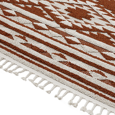 Taza Rug TA03 Terracotta