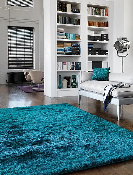 Whisper Rug Dark Teal