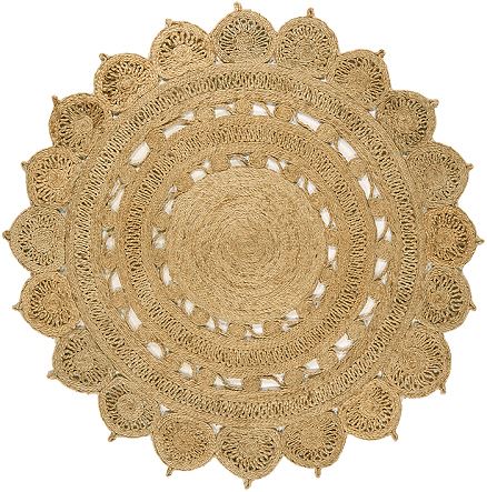 Zira Round Rug Natural